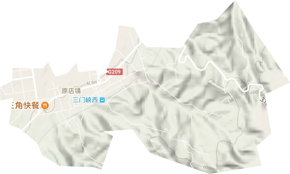 原店鎮地形圖