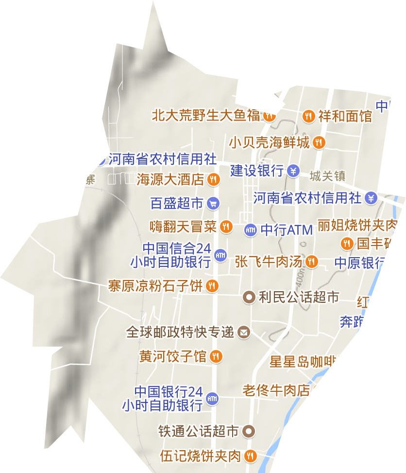 澗西區管委會地形圖