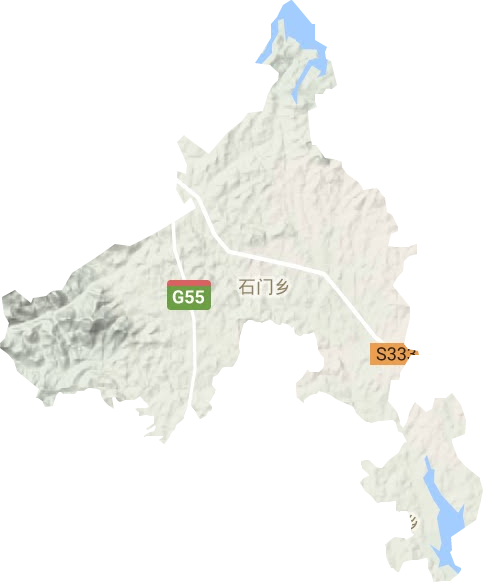 石門鄉地形圖