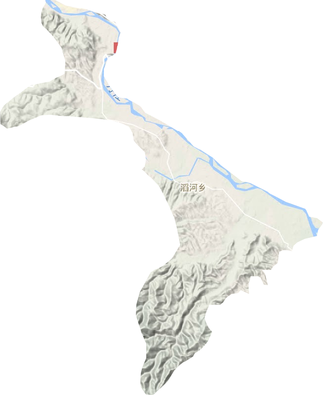 滔河鄉地形圖