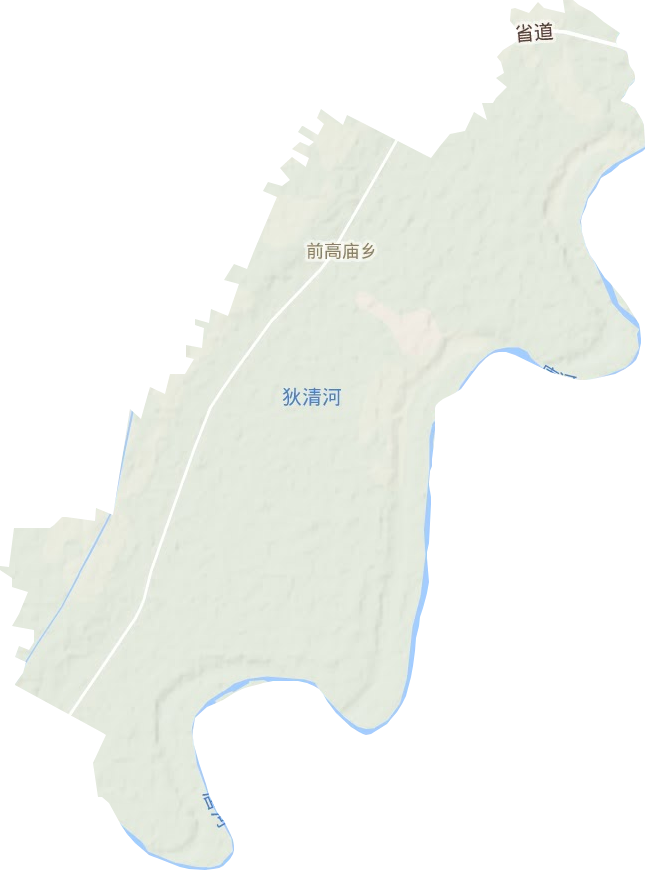 前高廟鄉地形圖