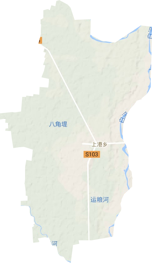 上港鄉(xiāng)地形圖
