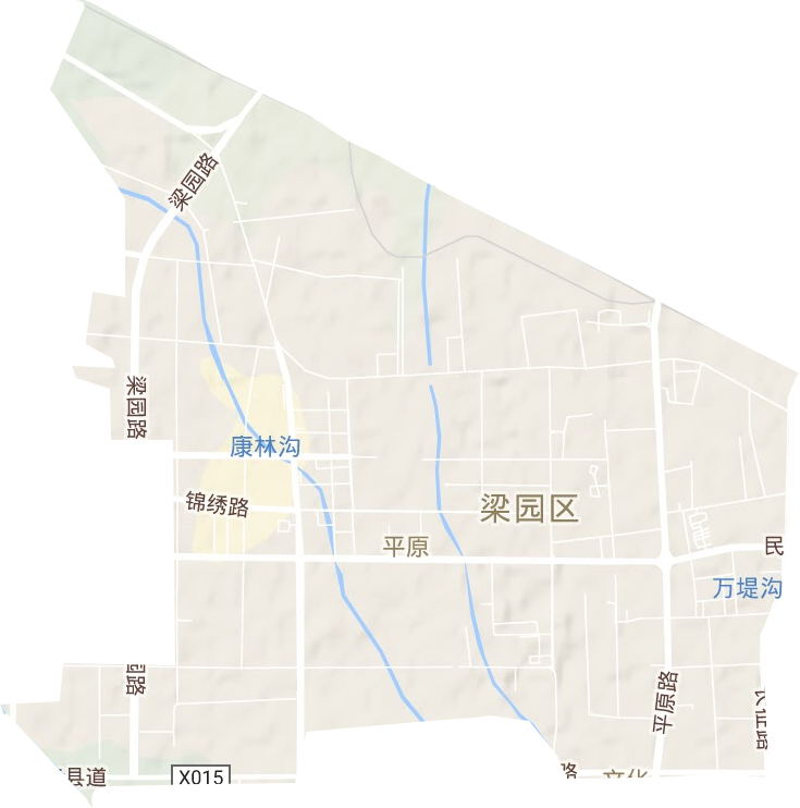 平原街道地形圖