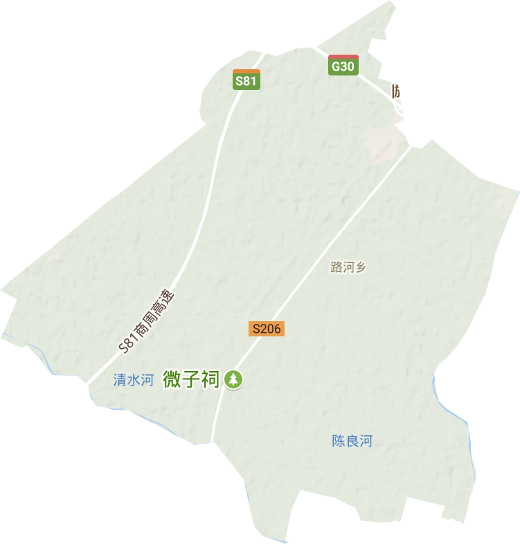 路河鎮地形圖