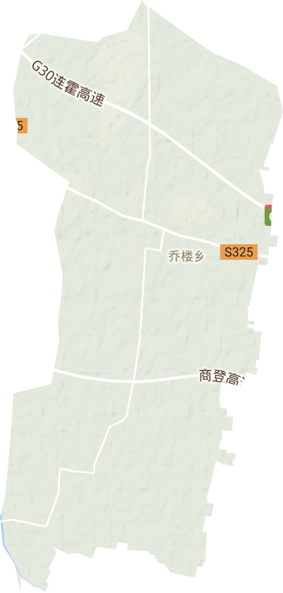 喬樓鄉(xiāng)地形圖
