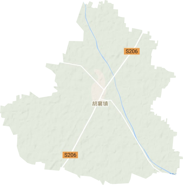 胡襄鎮地形圖