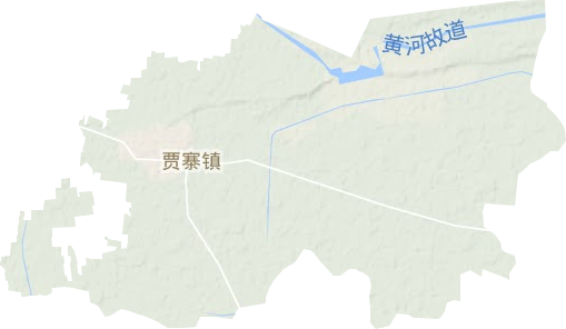 賈寨鎮地形圖