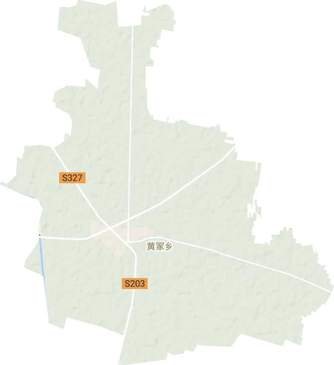 黃冢鄉地形圖