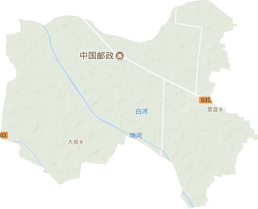 大候鄉(xiāng)地形圖