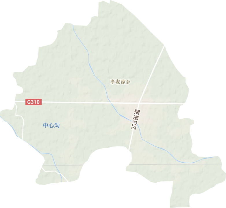 李老家鄉(xiāng)地形圖