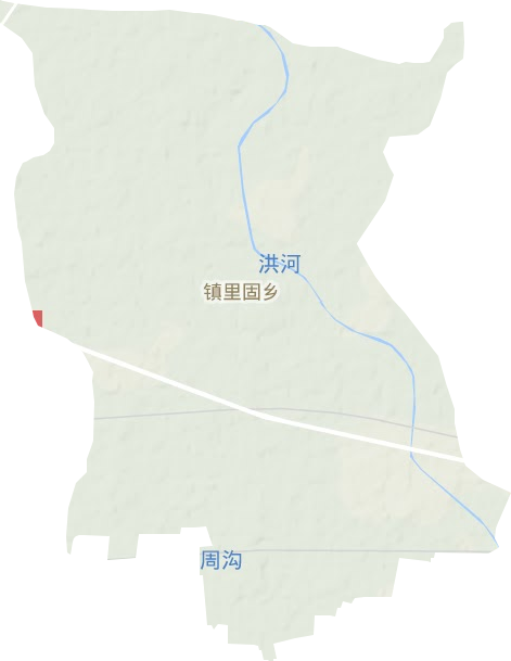 鎮(zhèn)里固鄉(xiāng)地形圖