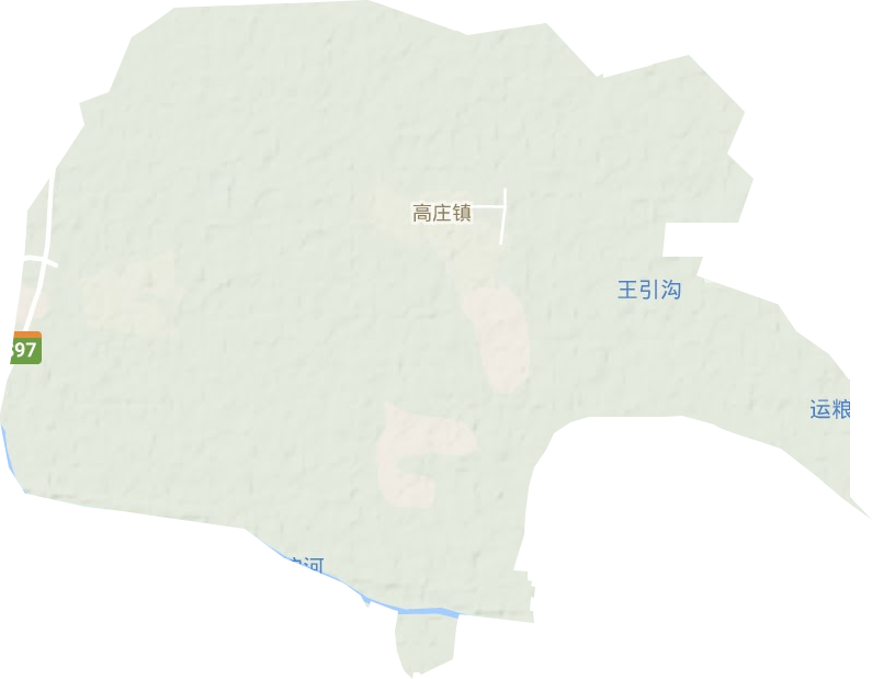 高莊鎮地形圖