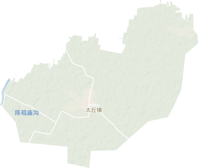 太邱鎮(zhèn)地形圖