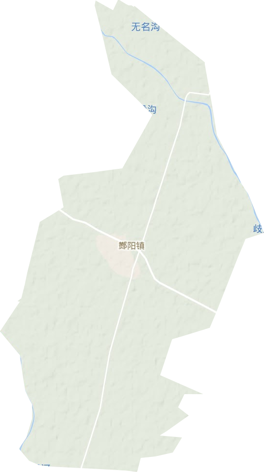 酇陽鎮地形圖