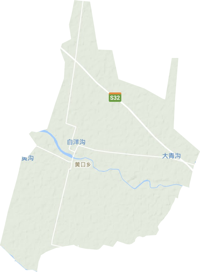 黃口鄉地形圖