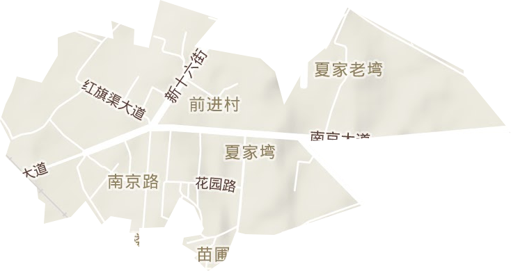 南京路辦事處地形圖