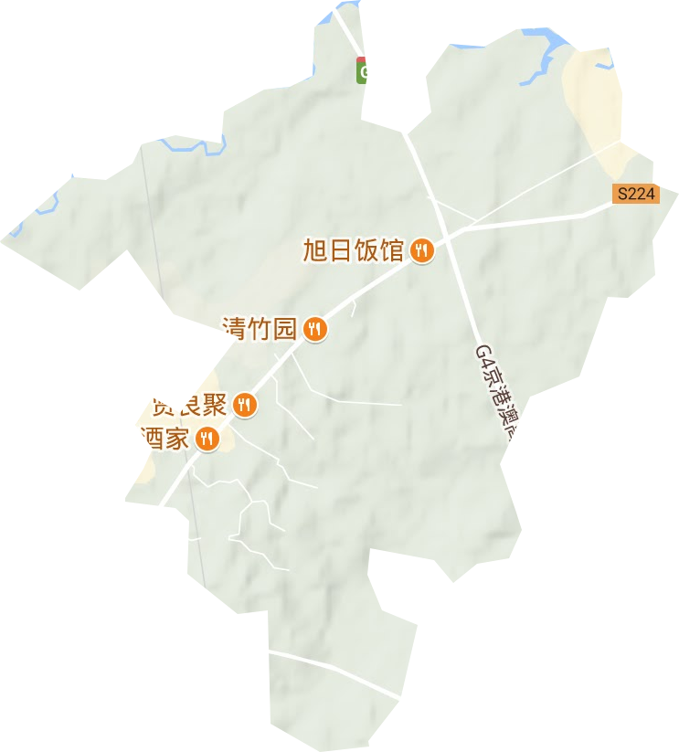 農村改革發展綜合試驗核心區地形圖
