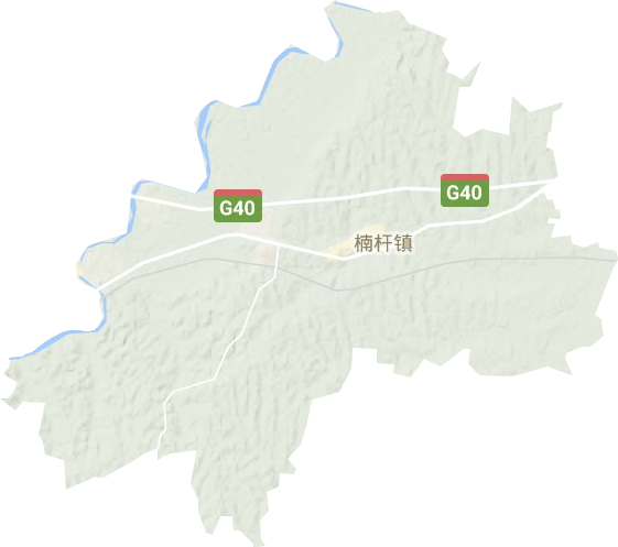 楠桿鎮地形圖