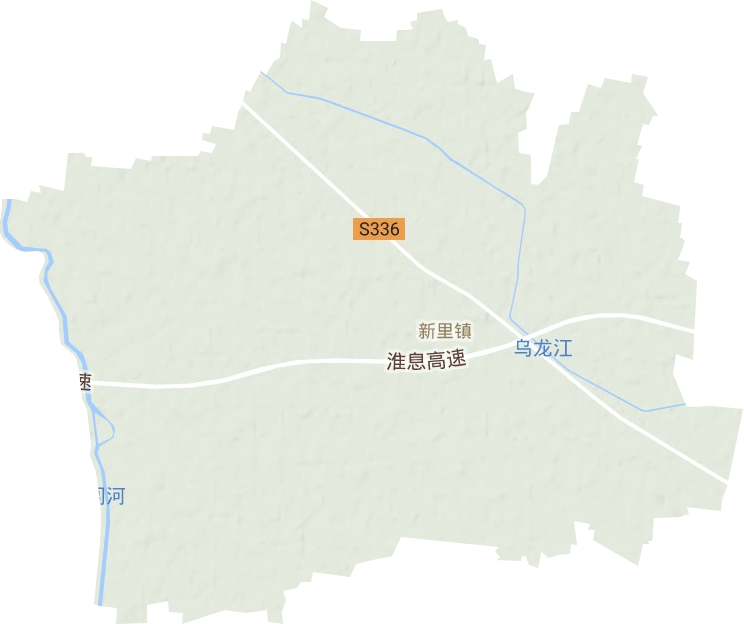 新里鎮(zhèn)地形圖