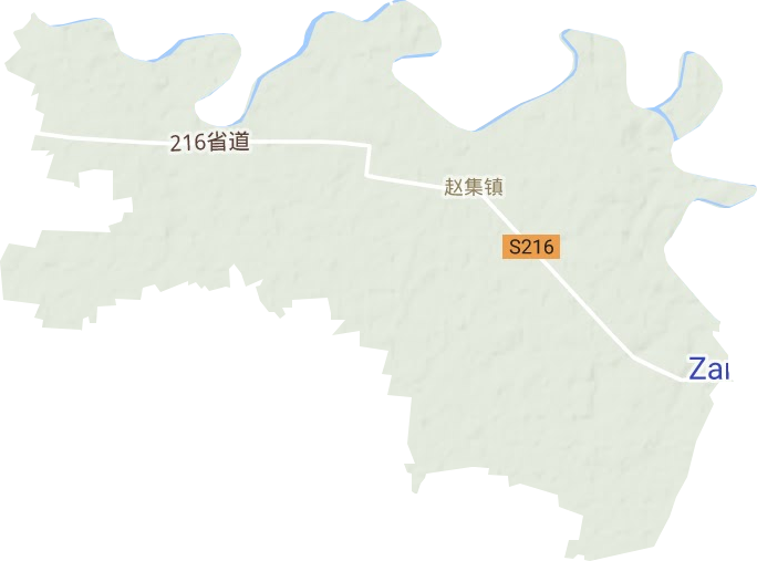 趙集鎮(zhèn)地形圖