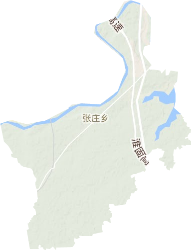 張莊鄉地形圖