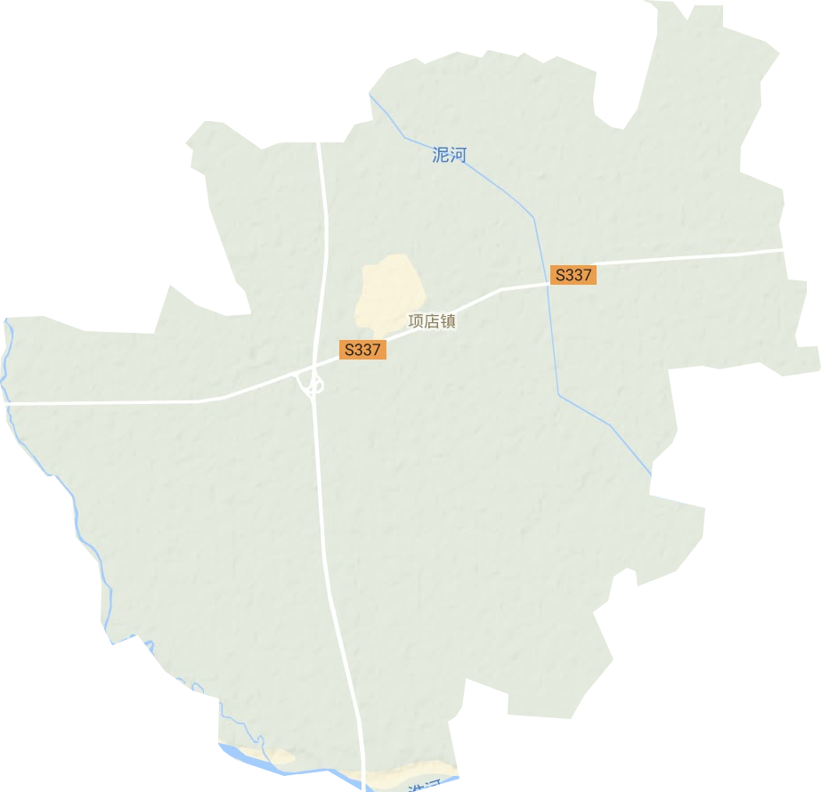項店鎮地形圖