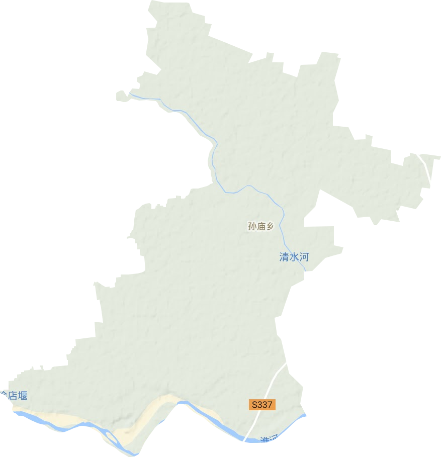 孫廟鄉地形圖