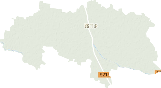 路口鄉地形圖