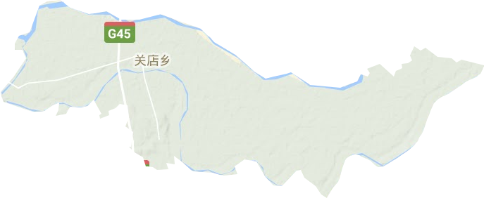 關店鄉地形圖