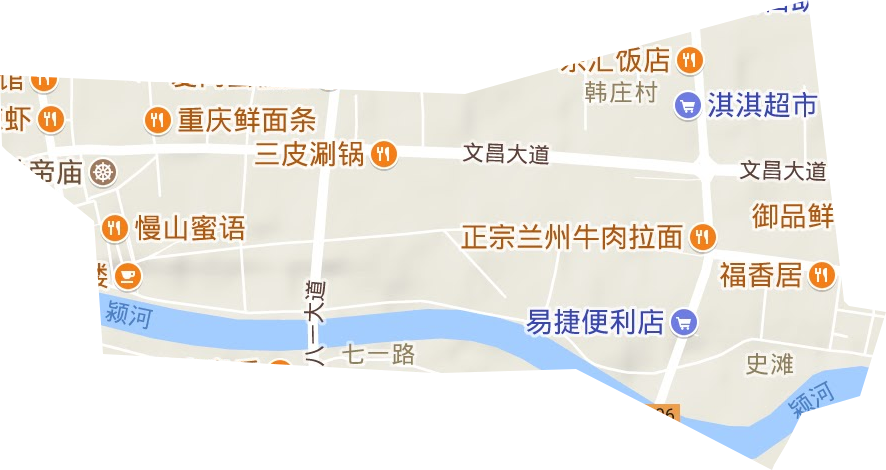 人和街道地形圖