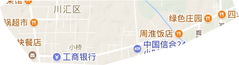 小橋街道地形圖