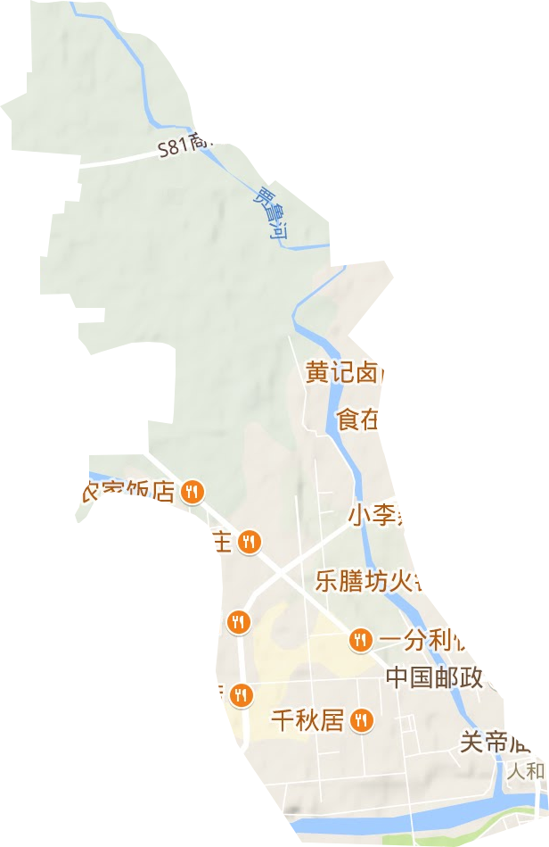 金海路辦事處地形圖