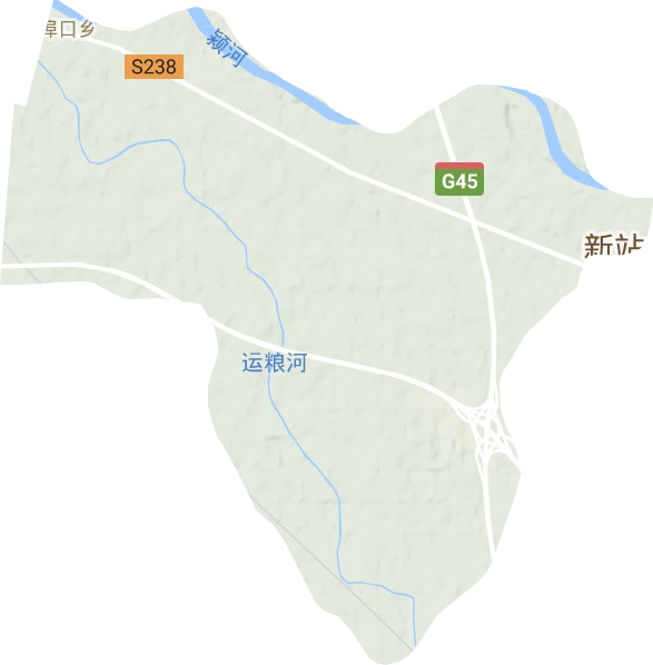 李埠口鄉(xiāng)地形圖