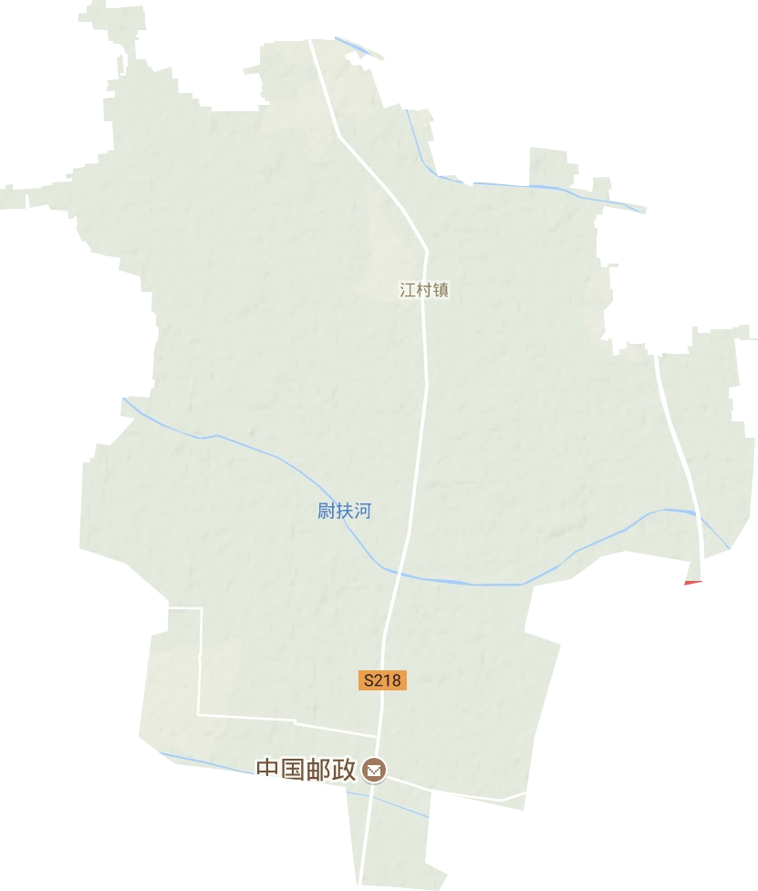 江村鎮地形圖