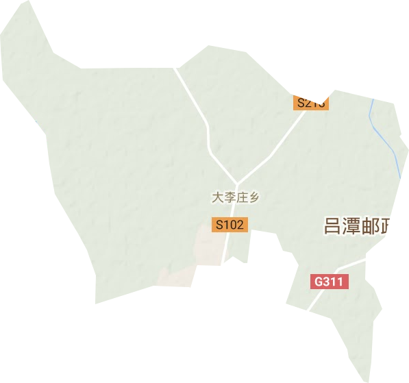 大李莊鄉(xiāng)地形圖