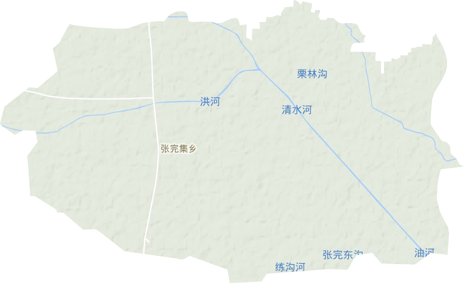 張完集鄉(xiāng)地形圖