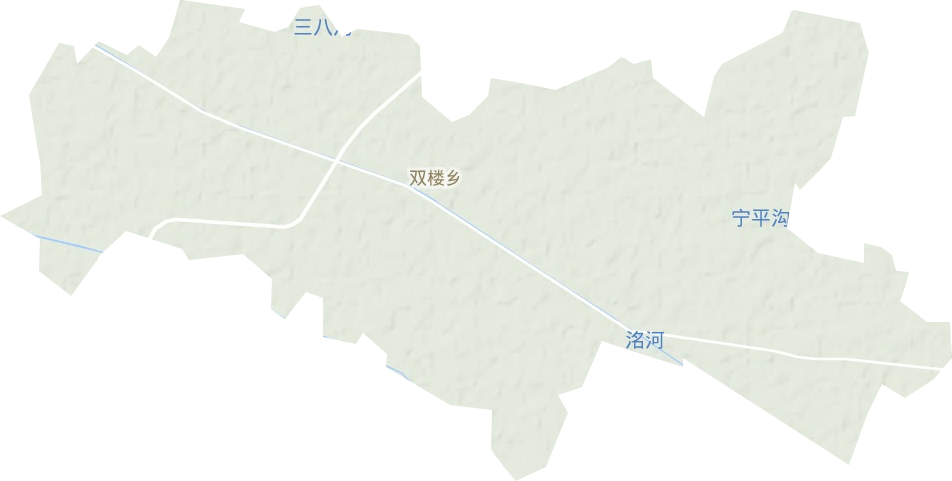 雙樓鄉地形圖