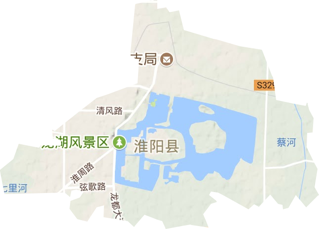 城關回族鎮地形圖