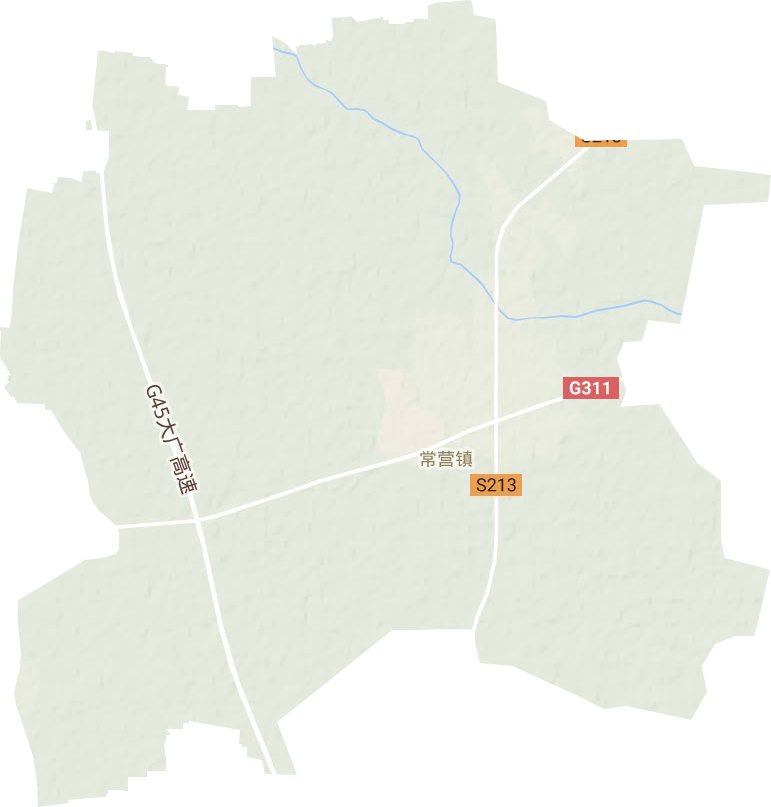 常營鎮地形圖