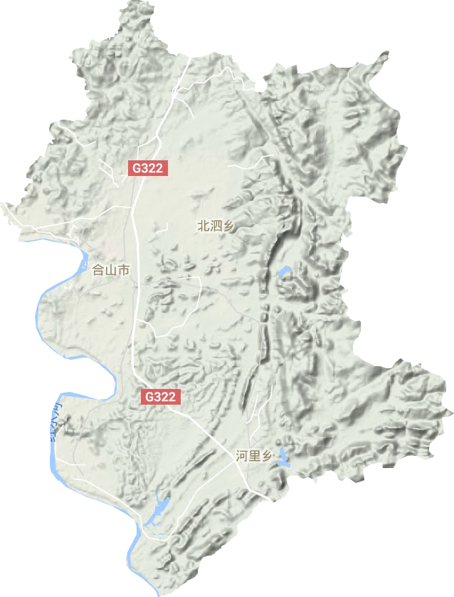 合山市地形圖