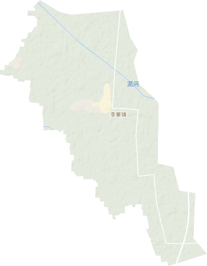 李寨鎮地形圖