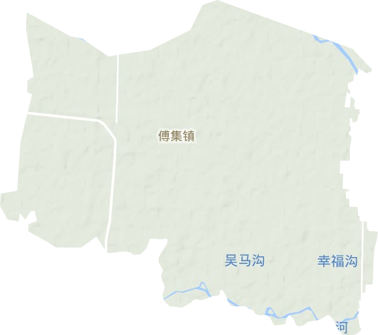 付集鎮(zhèn)地形圖