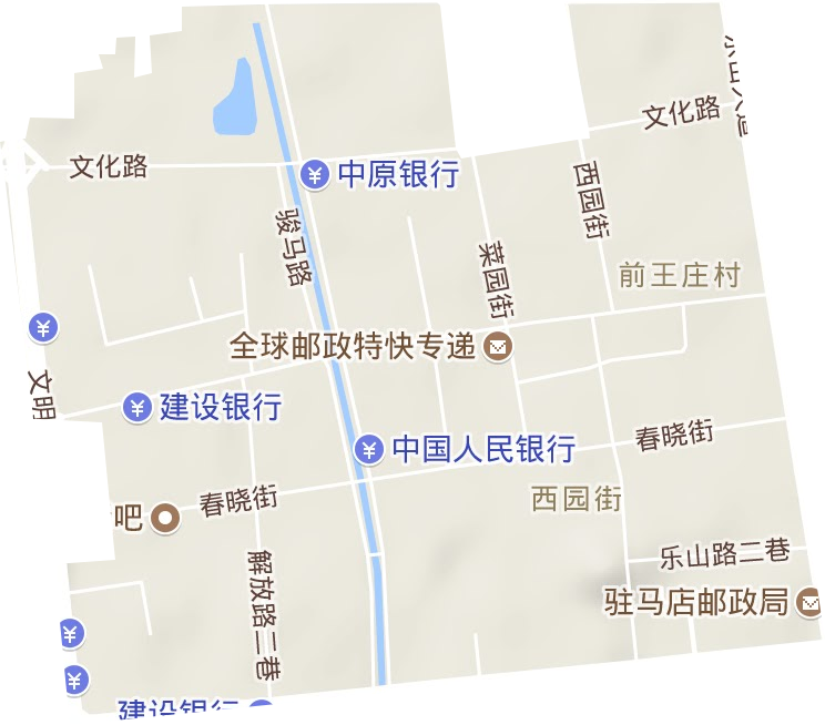 西園街道地形圖