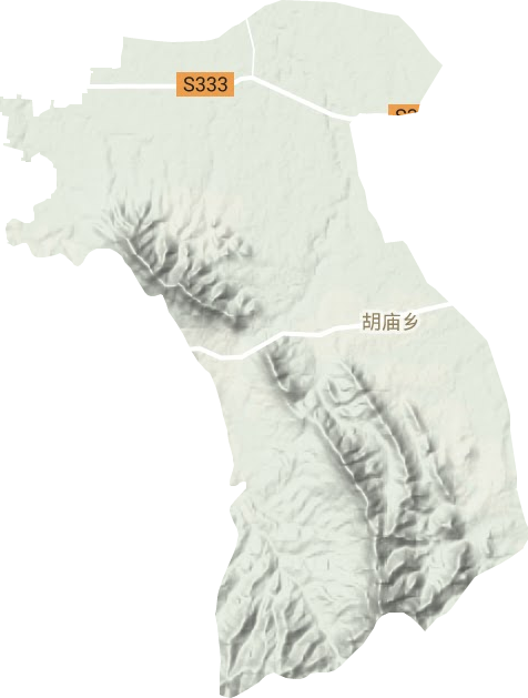 胡廟鄉地形圖