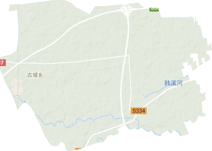 古城鄉(xiāng)地形圖