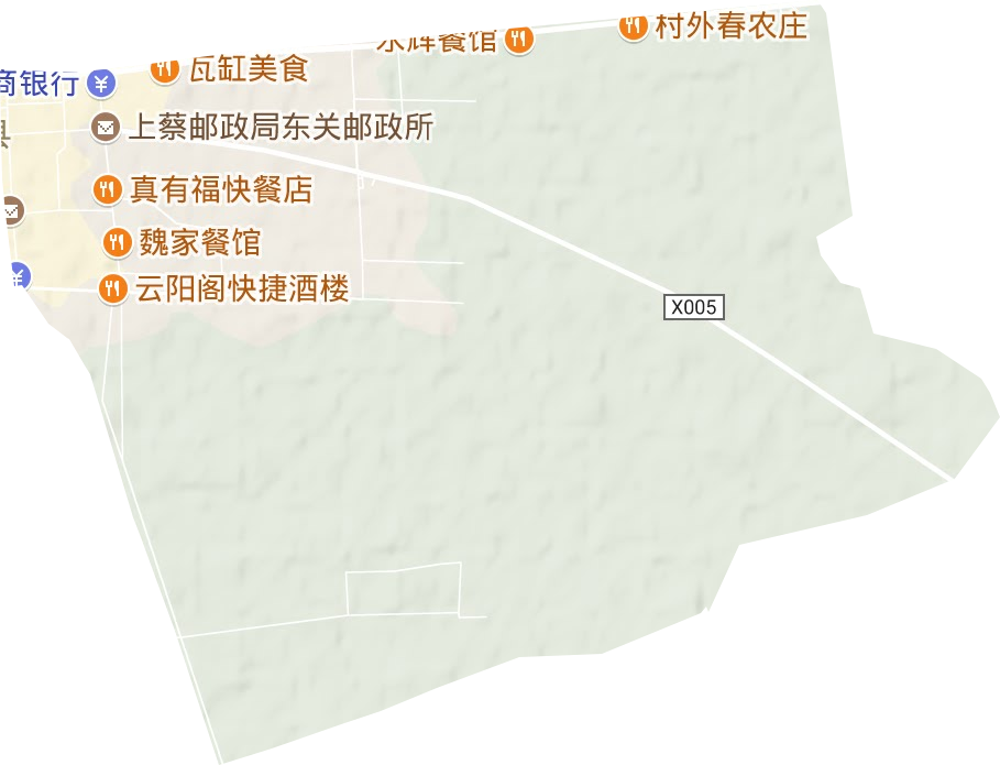 蘆崗街道地形圖