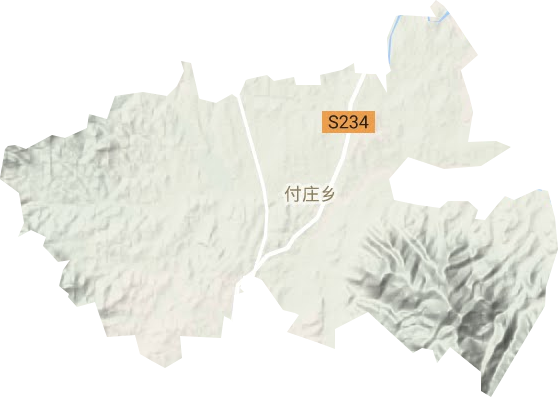 付莊鄉地形圖