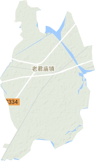 老君廟鎮地形圖