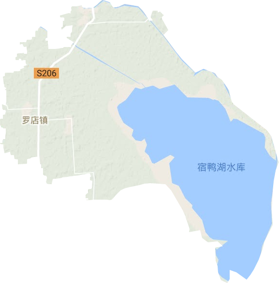 羅店鎮地形圖