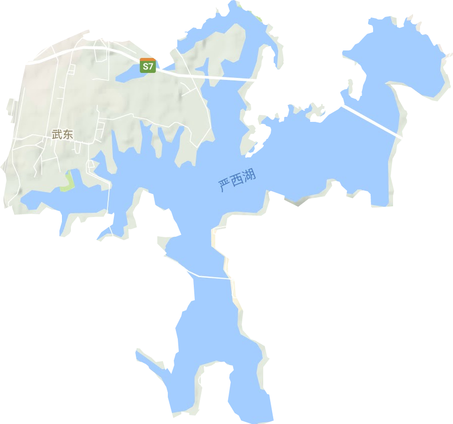 武東街道地形圖